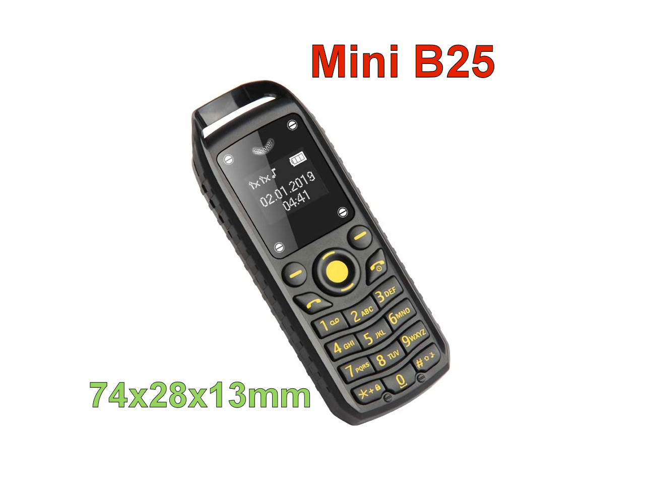 Mini mobiiltelefon B25