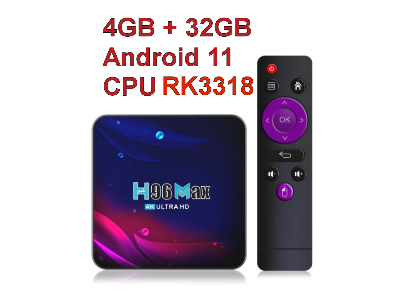 Android TV H96 Max V11 32