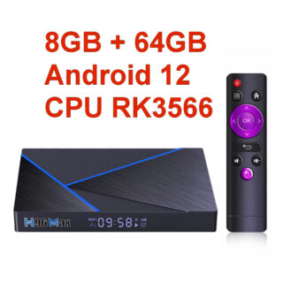 Android TV H96 Max V56 8+64 TV/Monitor/Projektor/DVD/Tahvel