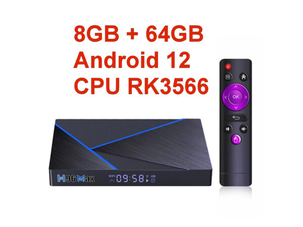 Android TV H96 Max V56 8+64 Android TV, Mini PC
