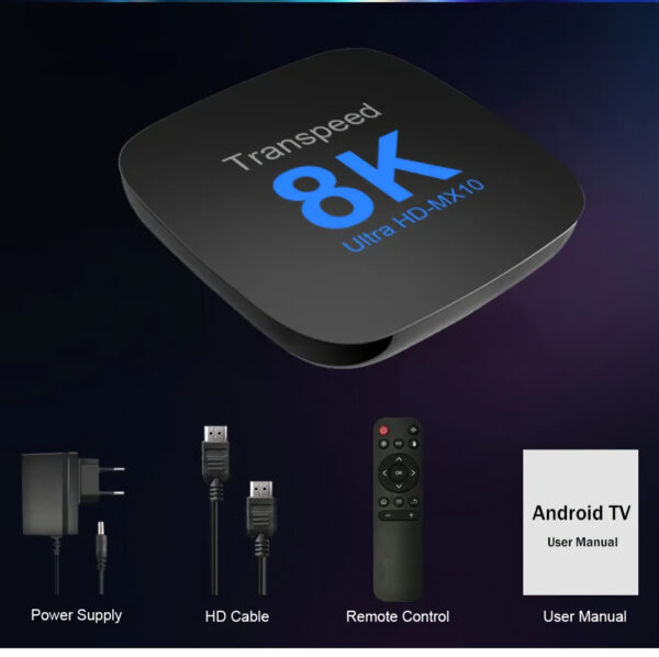 Android TV MX10  64 Android TV, Mini PC