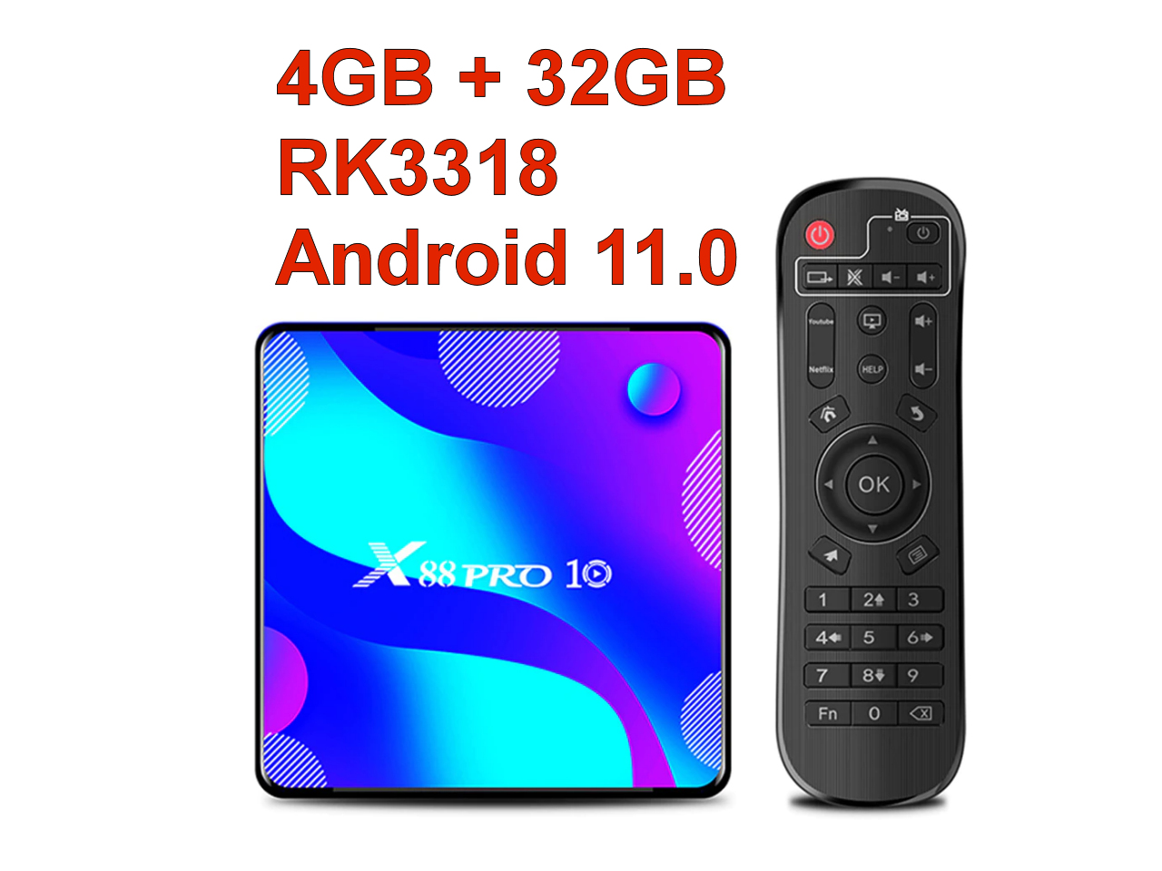 Android TV X88 Pro 10 32